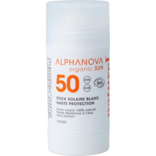 Alphanova Sun Sun stick SPF50+ blanc bio 17ml