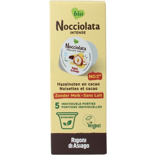Nocciolata Nocciolata int veg cu5x20g bio 100g