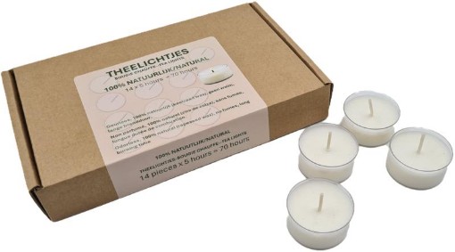 Soylites Natural theelichtjes 14 stukes 1st