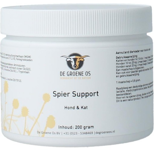 Groene Os Spier support hond & kat 200g