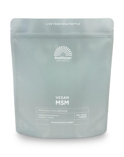 Mattisson vegan msm poeder pure 550g