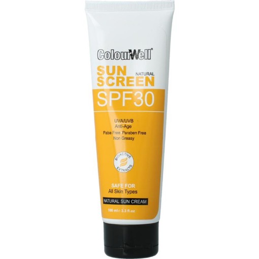 Colourwell Natuurlijke zonnecreme SPF30 100ml