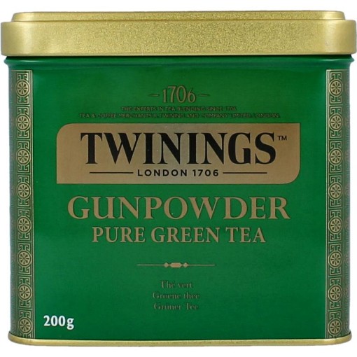 Twinings gunpowder blik natural 200g