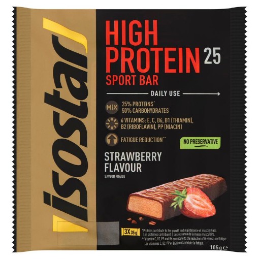 Isostar High protein bar strawberry 105g