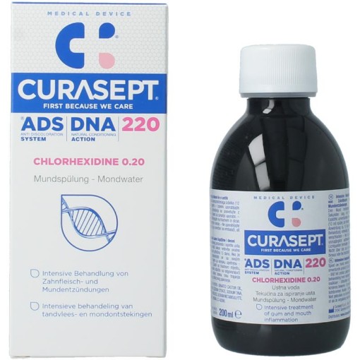 Curasept Mondspoeling chloorhexidine 0,20% 200ml