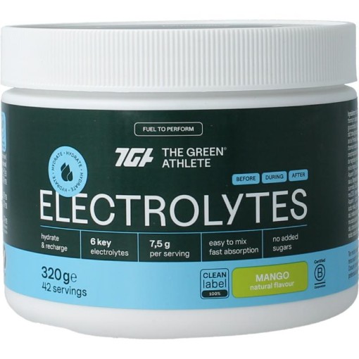 Green Athlete Electrolytes mango 320g