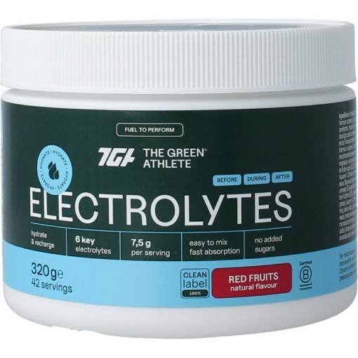 Green Athlete Electrolytes red fruits 320g