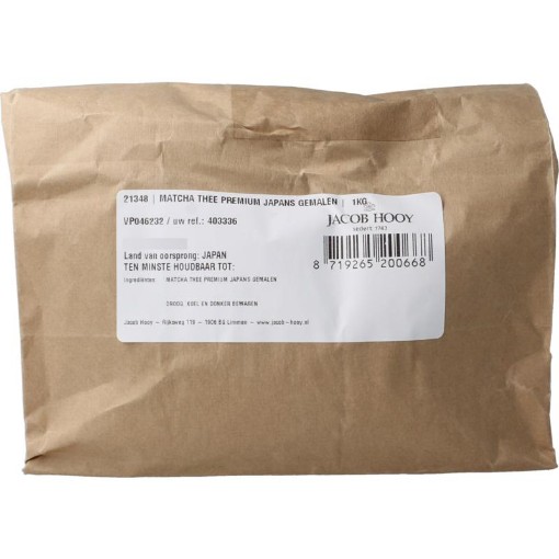 Jacob Hooy matcha thee japans gemalen 1000g