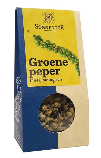 Sonnentor Groene peperkorrels bio 12g