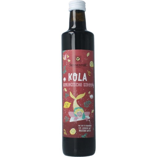 Sonnentor Kola cafeinevrij siroop alcoholvrij bio 500ml