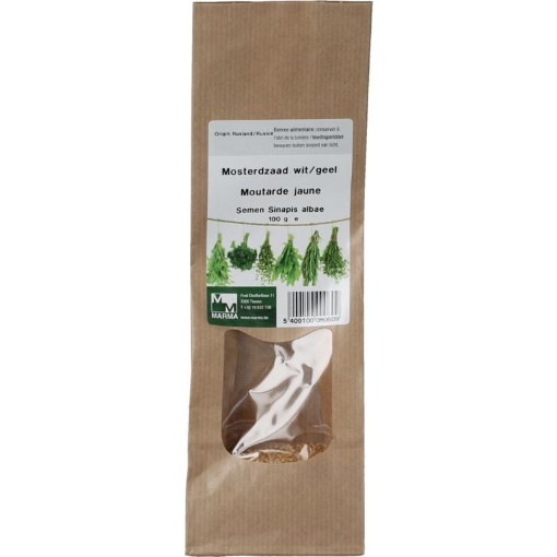 Marma Mosterdzaad wit/geel 100g