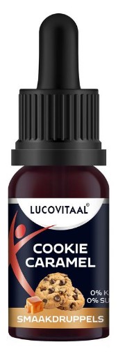 Lucovitaal smaak druppels cookie caramel 20ml