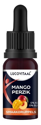 Lucovitaal Smaak druppels mango perzik 20ml