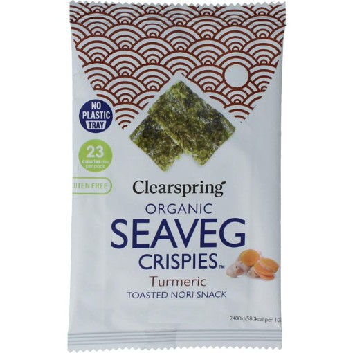 Clearspring seaveg - crispies tumeric bio 4g