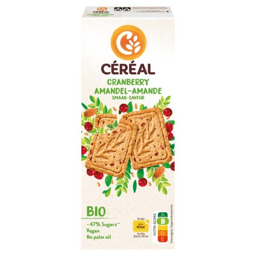 Cereal Cranberry amandelen cake & koek 132g