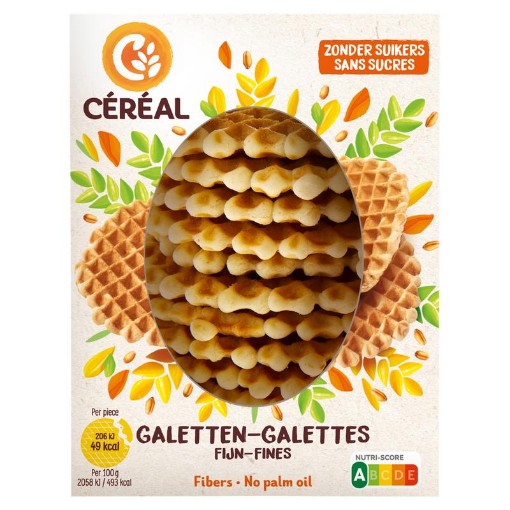 Cereal galetten fijn zonder suiker 150g