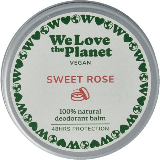 We Love Deodorant balm sweet rose vegan 35g