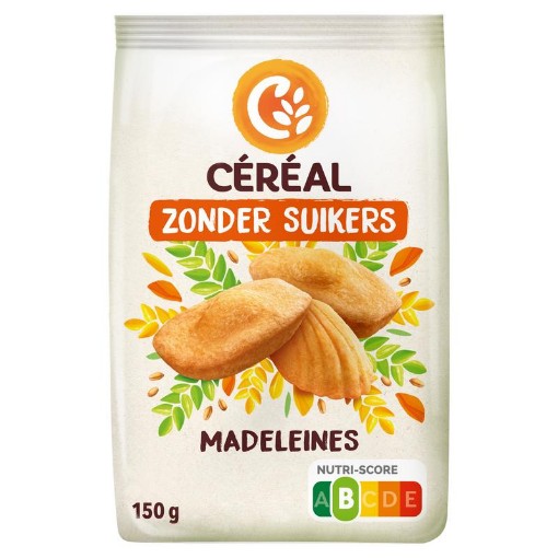 Cereal madeleines zonder suiker 150g