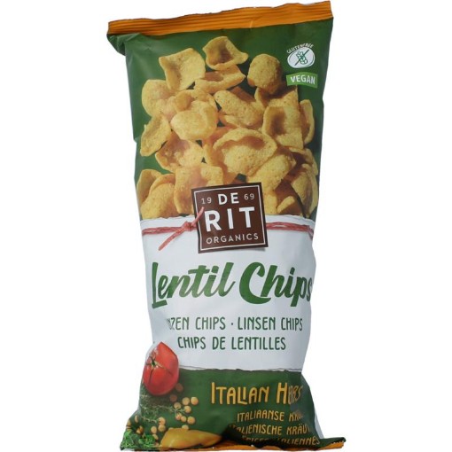 De Rit Linzenchips Italian herbs bio 75g