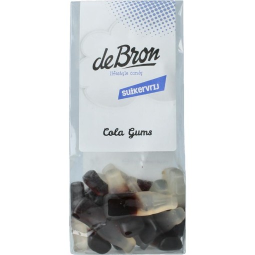 De Bron Cola gums suikervrij 90g