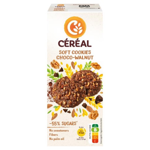 Cereal soft cookies choco-walnut m s 138g