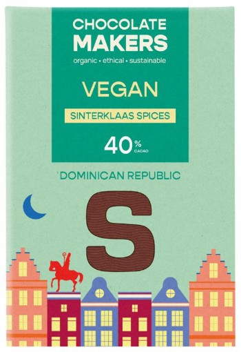 Chocolatemakers Sintletter melk vega bio 100g