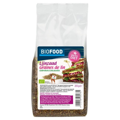 Biofood Lijnzaad gebroken bio 250g