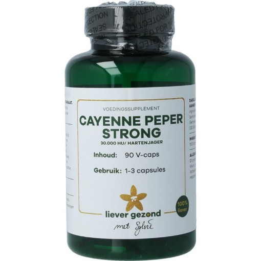 Liever Gezond cayenne peper str hartenjager 90vc