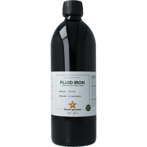 Liever Gezond vloeibaar colloidaal ijzer 500ml