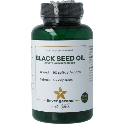 Liever Gezond zwarte komijn zaad olie 90vc