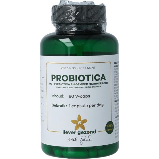 Liever Gezond probiotica m prebiotica & gemb 60vc