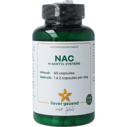 Liever Gezond nac/n-acetyl-cysteine 600mg 60vc