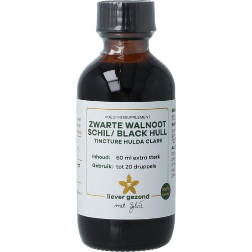 Liever Gezond zwarte walnoot schil tin clark 60ml