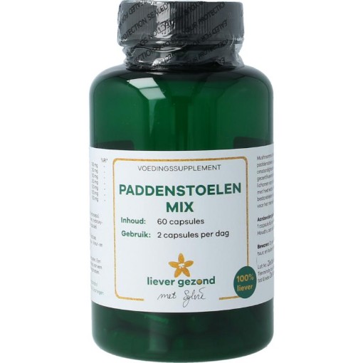 Liever Gezond paddenstoelen mix 525mg bio 60vc