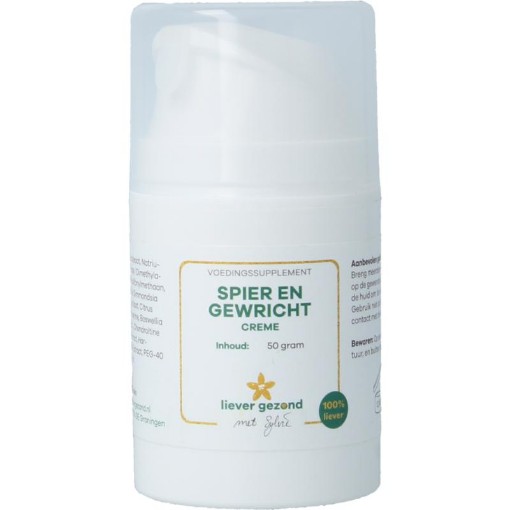 Liever Gezond spier en gewrichtscreme 50g