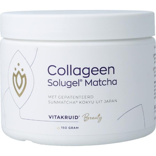 Vitakruid Matcha collageen sunmatcha & solgel 150g