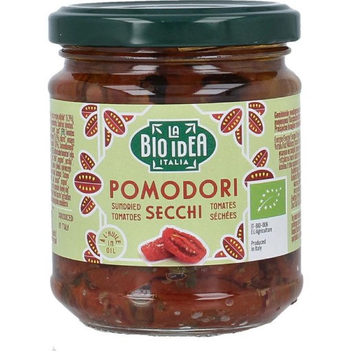 La Bio Idea Zongedroogde tomaten in olijfolie bio 190g