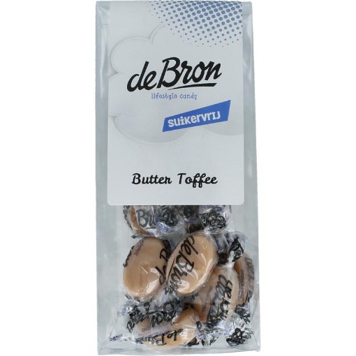 De Bron Buttertoffee suikervrij 65g