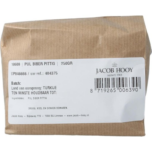 Jacob Hooy Pul biber pittig 250g