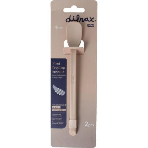 Difrax Lovi eerste voedingslepel nude 2st