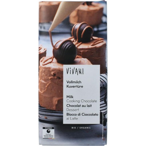 Vivani Vivani milk cooking choco bio 150g