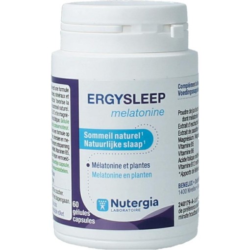 Nutergia ergysleep melatonine 60ca