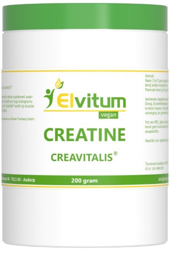 Elvitum Creatine monohydraat Creavitalis 200g