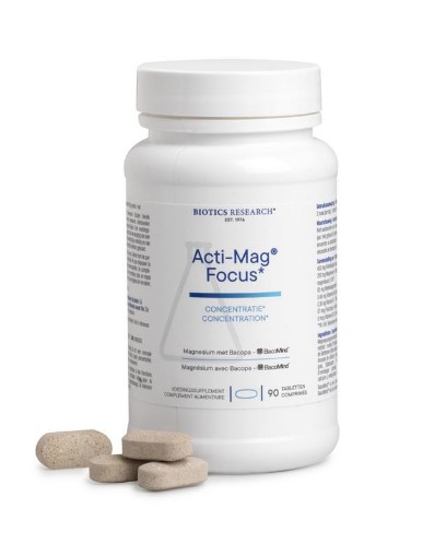 afbeelding van Biotics Acti-Mag Focus 90 tabletten