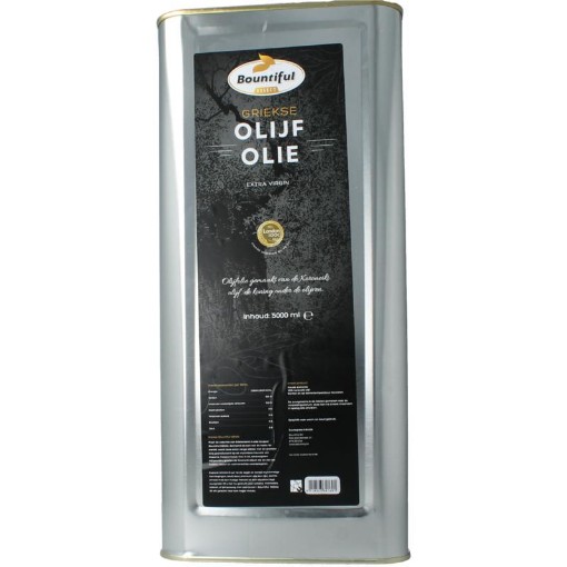Bountiful griekse olijfolie select blik 5000ml