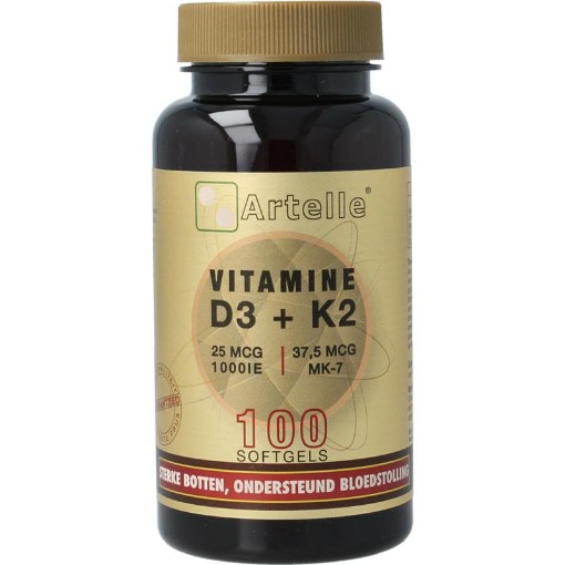 Artelle Viitamine D3 25mcg + K2 100sft