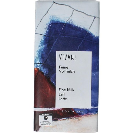 Vivani Vivani fine milk choco bio 80g