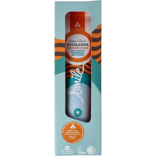 Ben & Anna toothpaste smile cinnam orange 75ml
