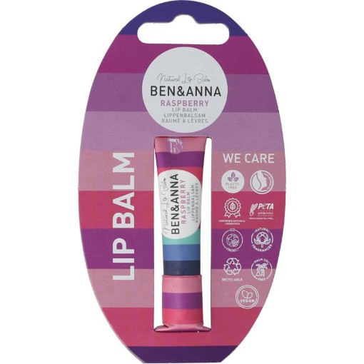 Ben & Anna lipbalm raspberry 9g