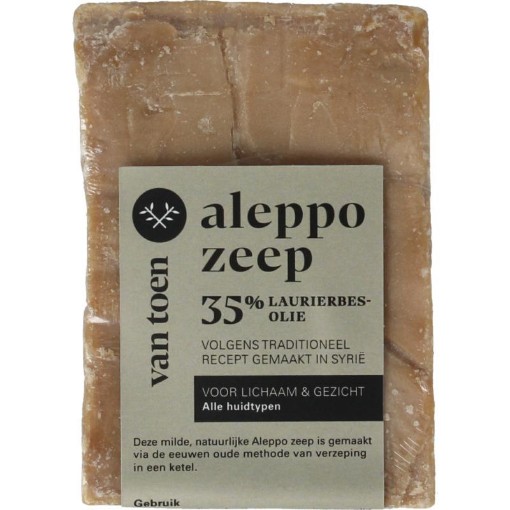 Van Toen Aleppo zeep 35% laurierbesolie 190g